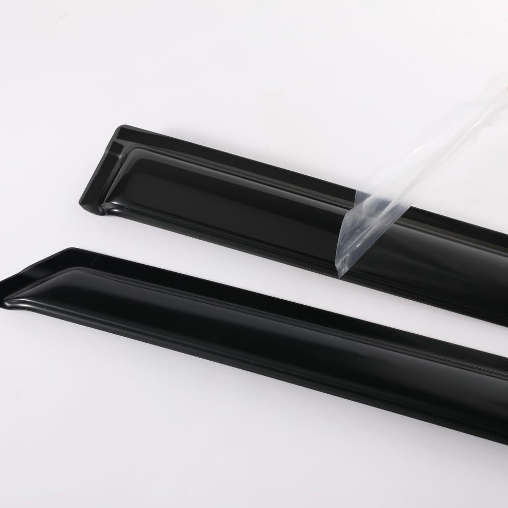 Rainproof Side Window Wind Deflectors for 2017-2024 GMC Acadia, Tape-on Sun Rain Guard Sets,Nice Looking Window Visors for Cars,Vent Deflector for 17-24 GMC Acadia