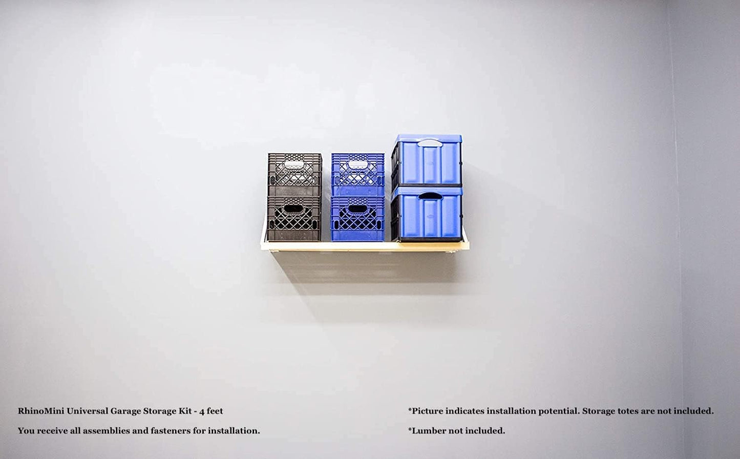 RhinoMini Universal Garage Storage Kit - 4 feet