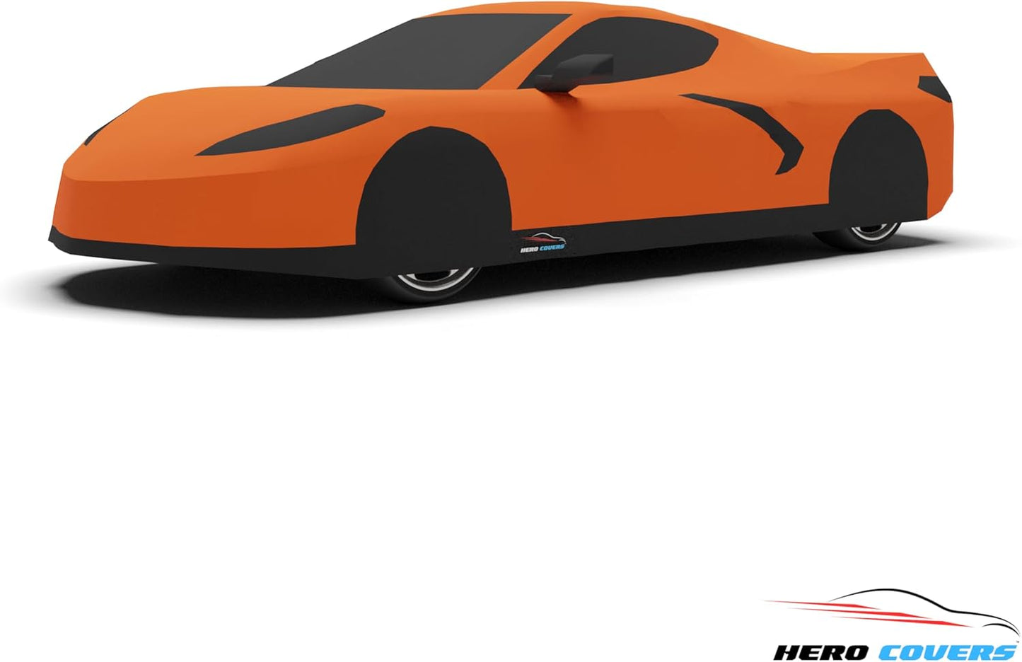 C8 Car Cover Fit for Corvette C8 Indoor and Outdoor Protection (Orange)