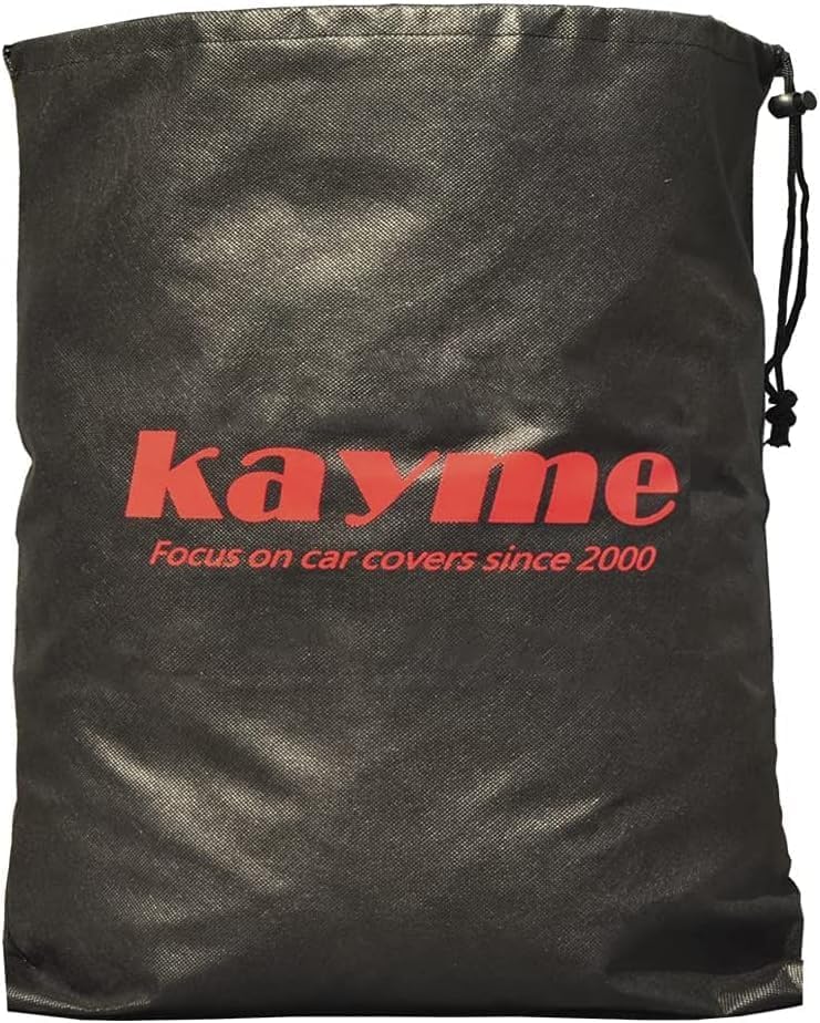 Kayme 6 Layers SUV Car Cover Custom Fit for GMC Yukon XL (2000-2025) Waterproof All Weather for Automobiles, Outdoor Full Cover Rain Sun UV Protection.Silver