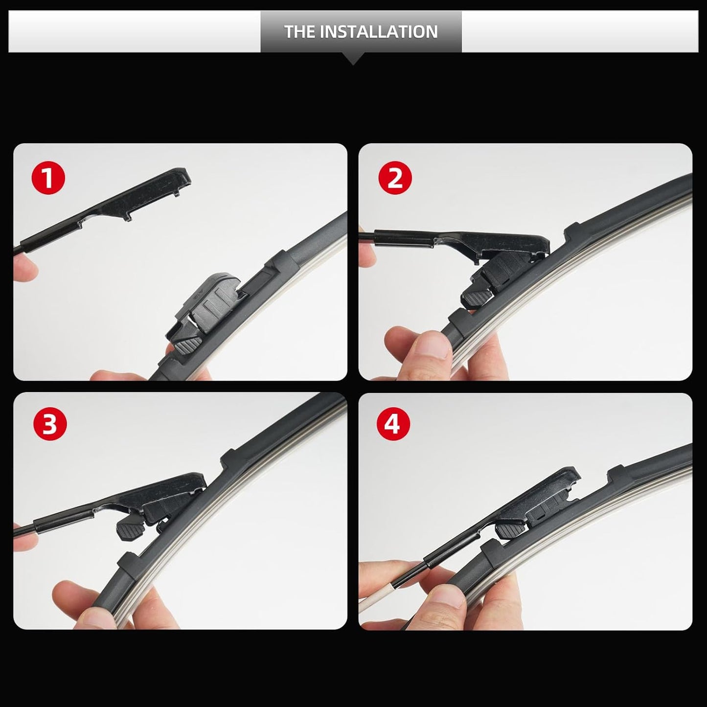 Replacement for BMW X2 2018-2023 Windshield Wiper Blade-3 Pieces of Car Front and Rear Window Wiper Blades