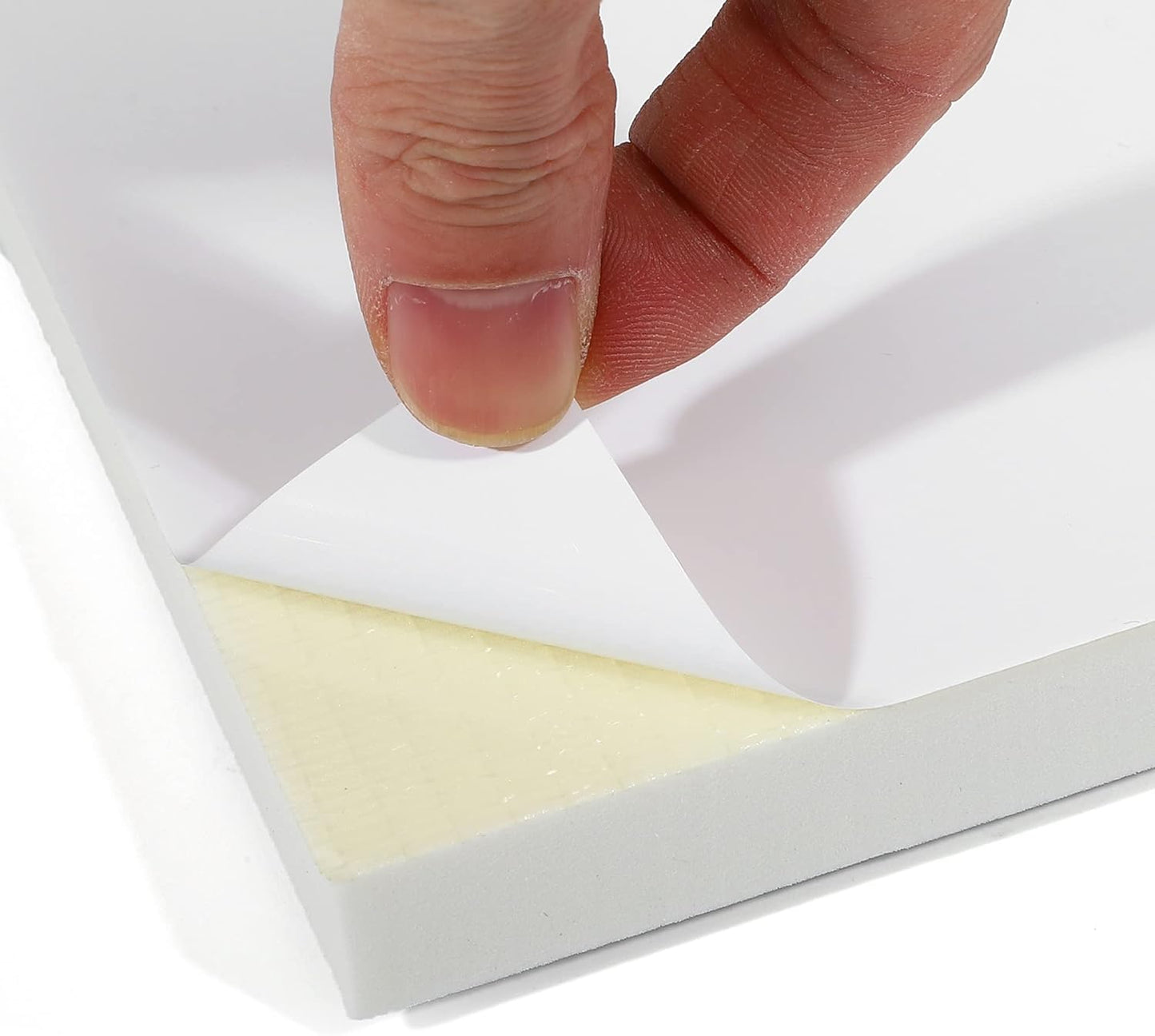 X AUTOHAUX 400x150x20mm 4pcs Car Garage Wall Guard Door Bumper Protector Anti Collision Water Resistance White