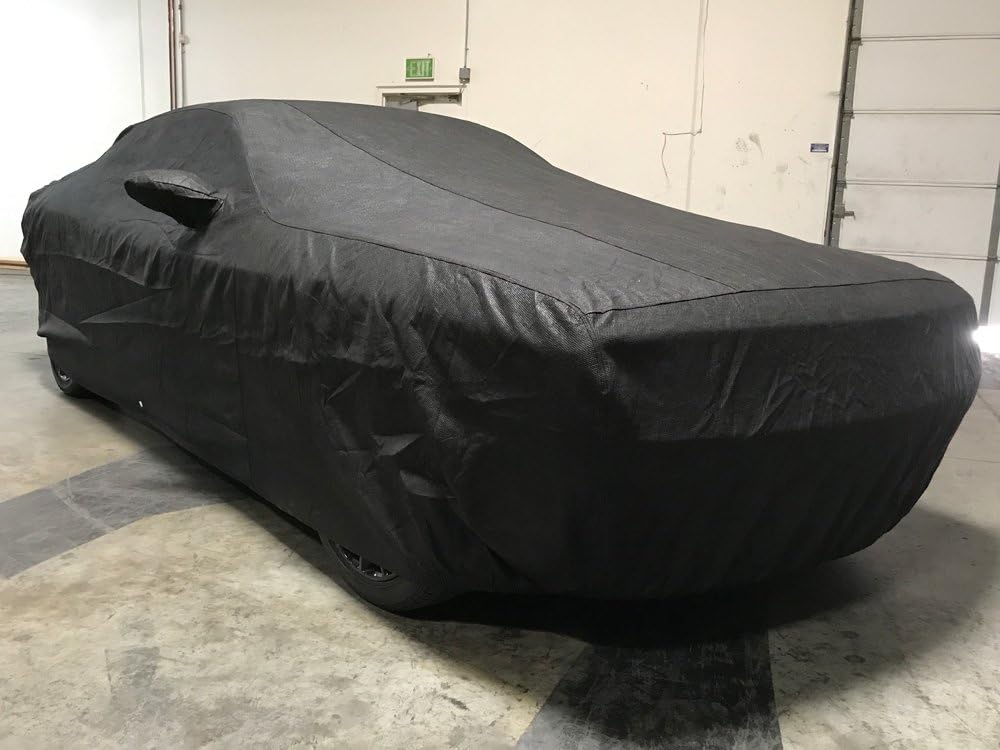 CarsCover Custom Fits for Dodge Challenger Car Cover 5 Layer Ultrashield Premium Black Covers (R/T, SRT, T/A, SXT, Hellcat)