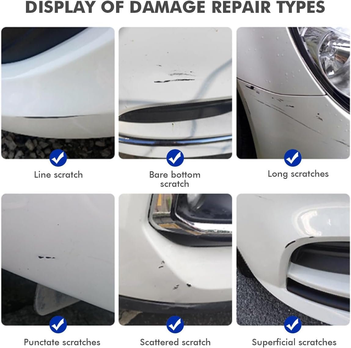 Serenity White (W6H) Touch Up Paint Compatible with Hyundai, DIY Car Paint Scratch Repair, Automotive Paints, Quick & Easy Fix Scratch Repair for Tucson/Elantra/Santa Fe/Sonata