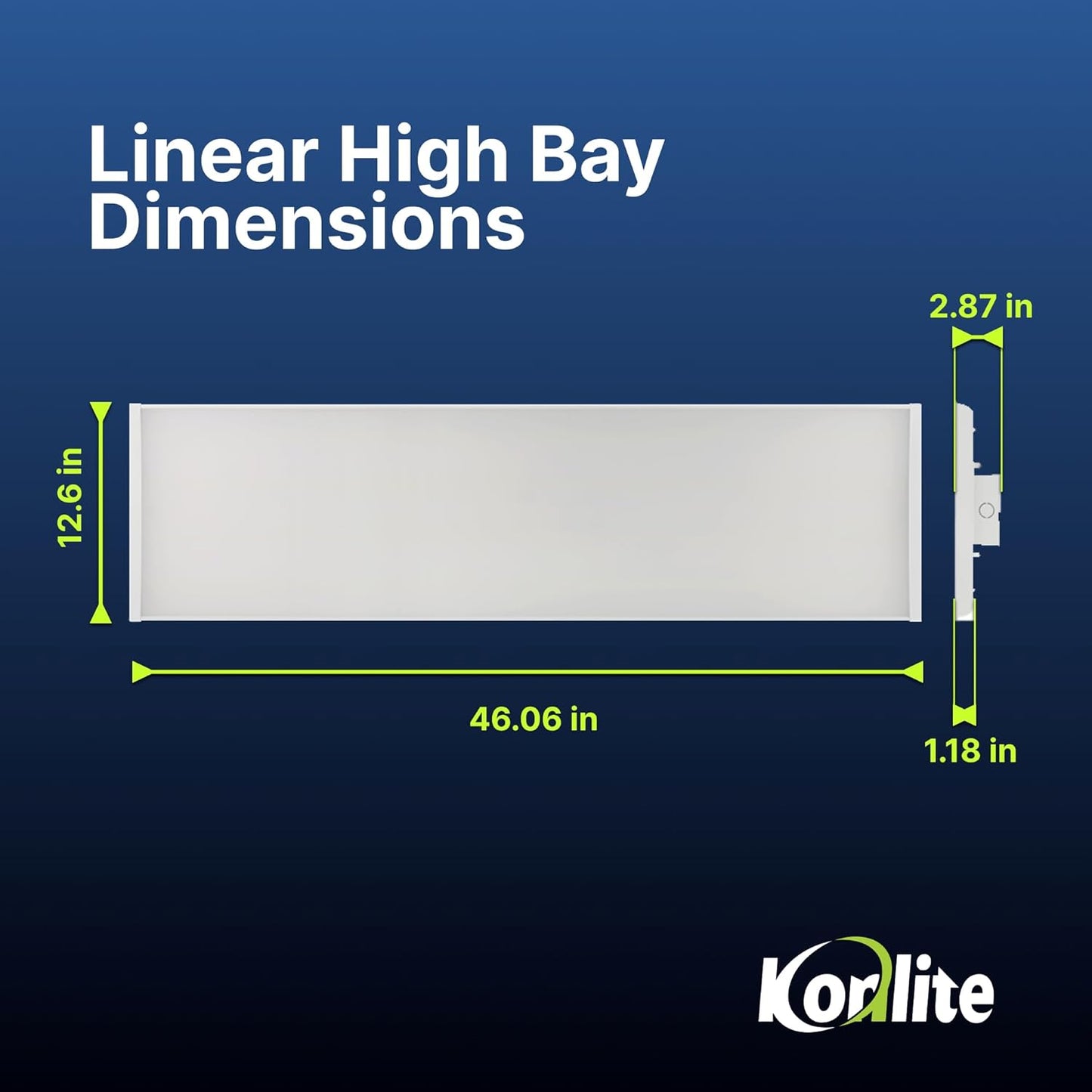 4 FT Linear LED Shop Light, 300W, 42,000LM HighBay Light for Industrial & Warehouse Aisle Use, UL & DLC Listed for Workshop, Garage, 5000K Daylight, Dimmable 1-10V