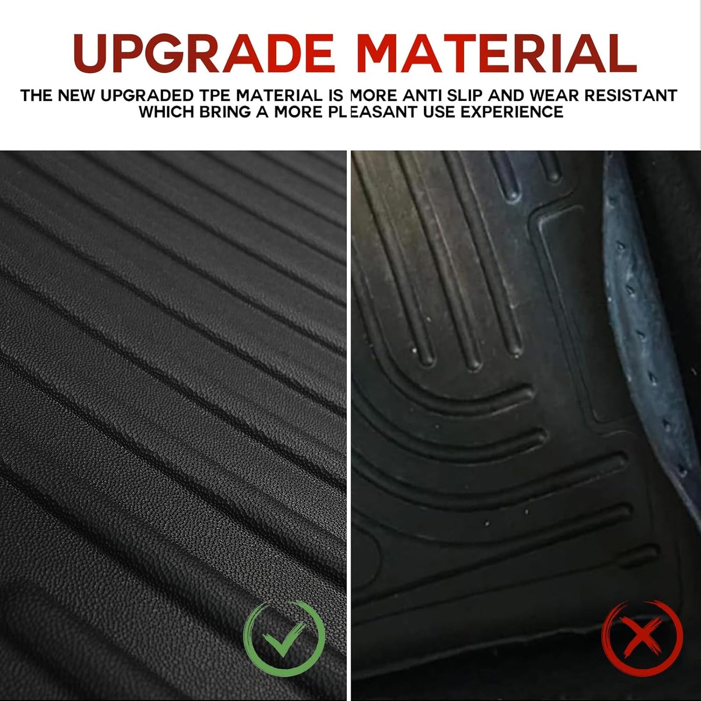 Cargo Liner Compatible with Honda CRV 2025 2024 2023 (Include Hybrid): TTX LIGHTING Cargo Mat All-Weather TPE Trunk Mat Cargo Tray CR-V Accessories (Fit Upper Deck Only)