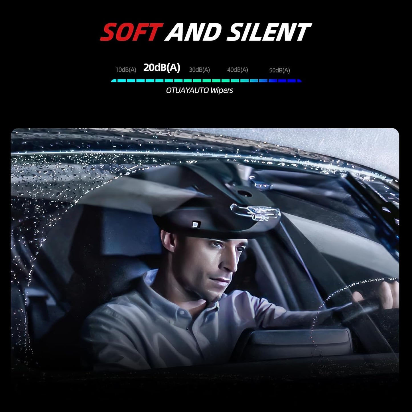 OTUAYAUTO Premium Windshield Wiper Blades - Replacement for Kia Rio 2013-2017 - Precision Fit, All-Weather Performance, Front and Rear Wiper Blades, J/U Hook - 26"+16"+11" (Pack of 3)