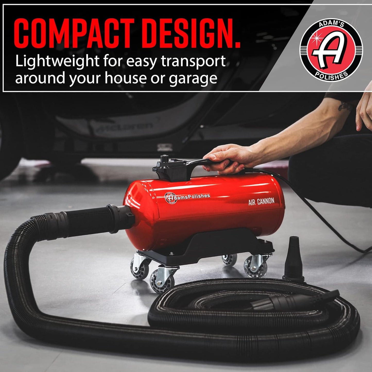 Adam's Polishes Air Cannon Sr. (Air Cannon + Wall Mount)