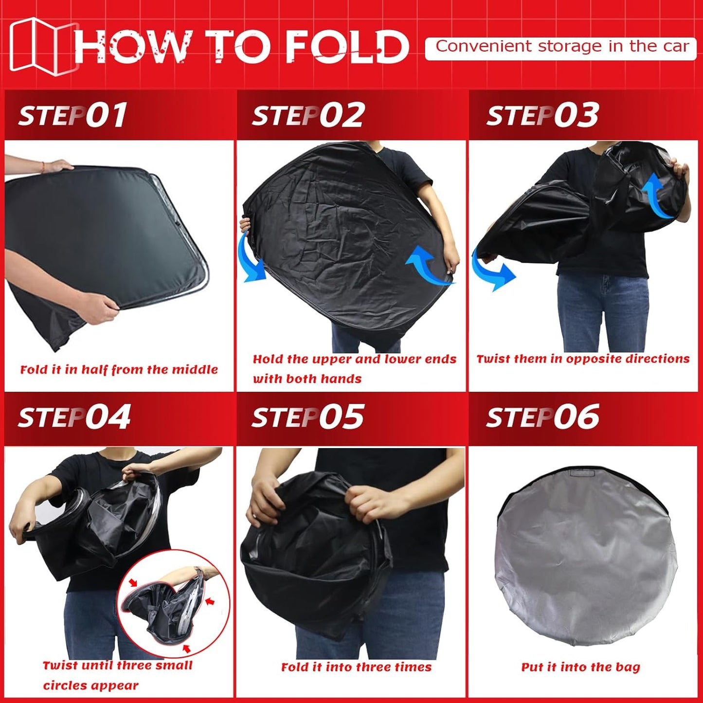 KAYZT Windshield Sun Shade for 2025 2026 Toyota Camry LE XLE Hybrid SE XSE Foldable Sunshade Front Window Custom Fit Car Accessories