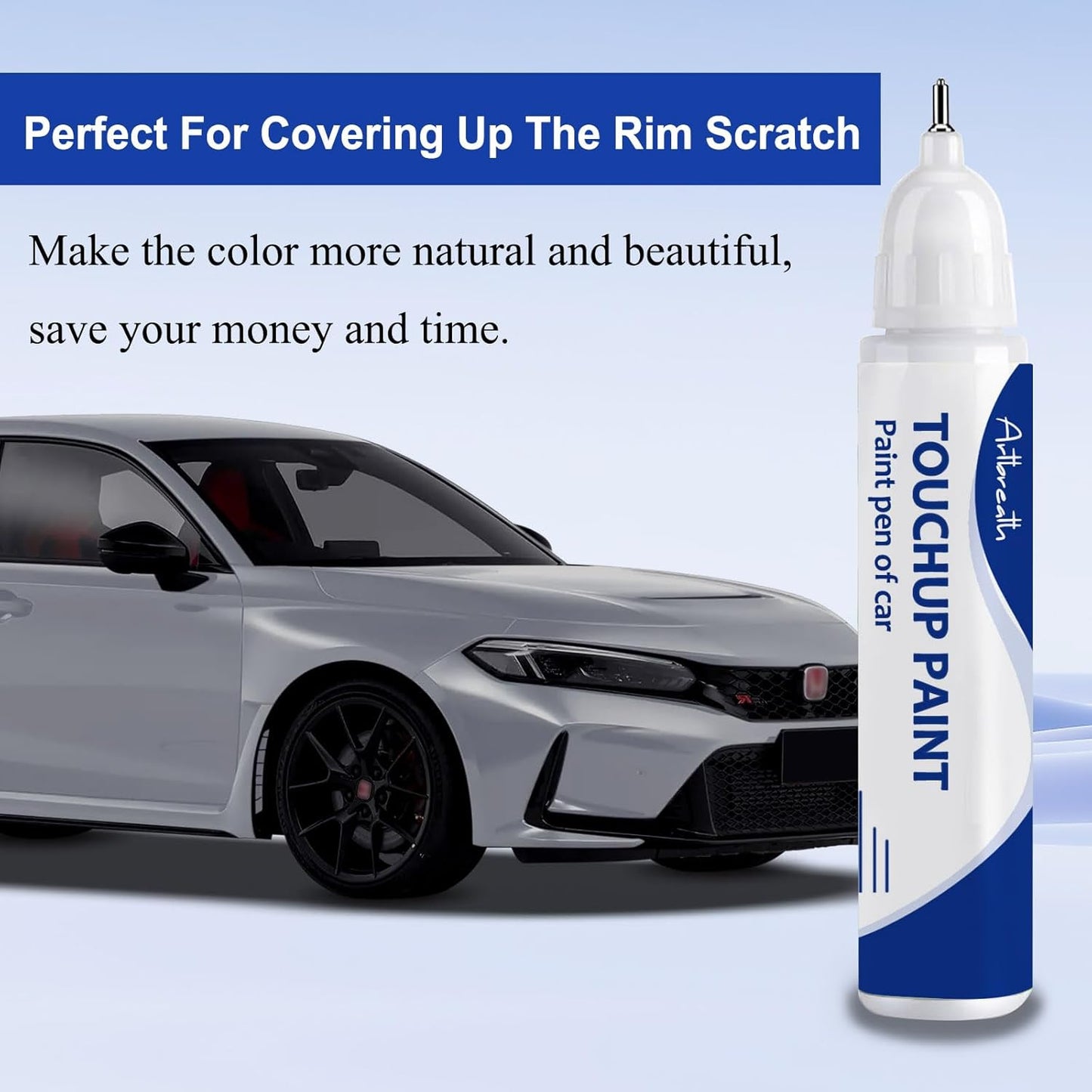 Sonic Gray Pearl(NH-877P) Touch Up Paint for Honda-Exact Match–Chips and Nicks Car Paint Scratch Repair Kit Automotive Paint Pen for CR-V/CIVIC/Accord/HR-V/Pilot/Odyssey/Ridgeline/Passport