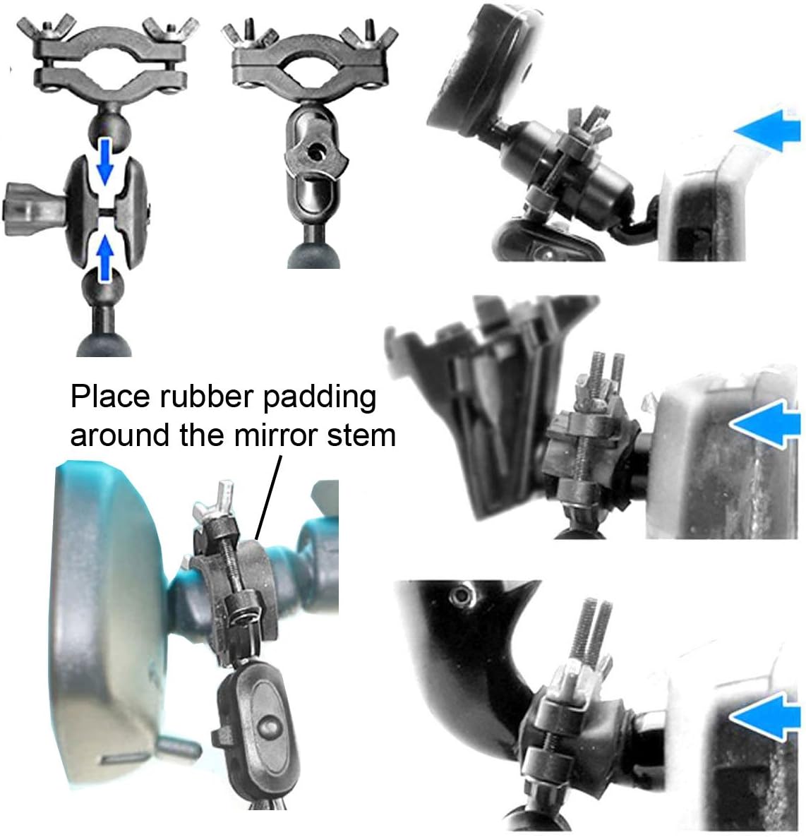 Easy Install Car Rearview Mirror Radar Detector Mount for Escort Max / Max 2 from 2015-2019 Radar (THIS IS NOT FOR MAX360C or the 2020 revised MAX3 that use MAGNETIC dock radar)