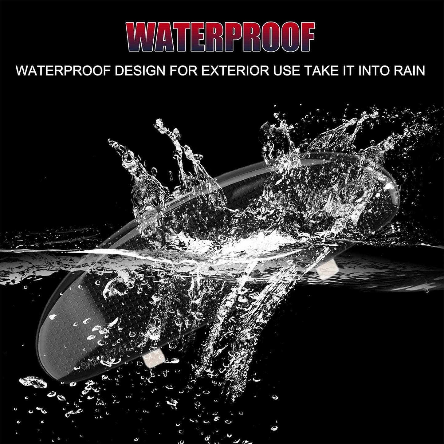DERI Car Front Inner Door Panel Reflector Plate with Buckle Compatible with C5 Corvette 1997-2004, Left or Right Side Door Panel Reflector Assembly Replace 10295148 (Black)