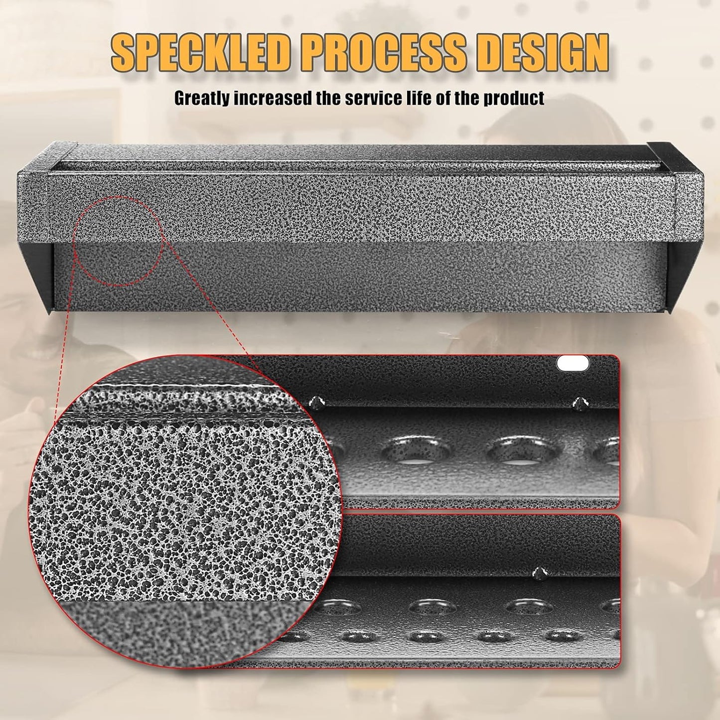 Screwdriver Organizer,Metal Screwdriver Organizers, Hammer Rack,Pliers Organizer, Wall Mounted Tool Organizers for Workshop,Set of 3 Tool Holder Organizer for Workbench