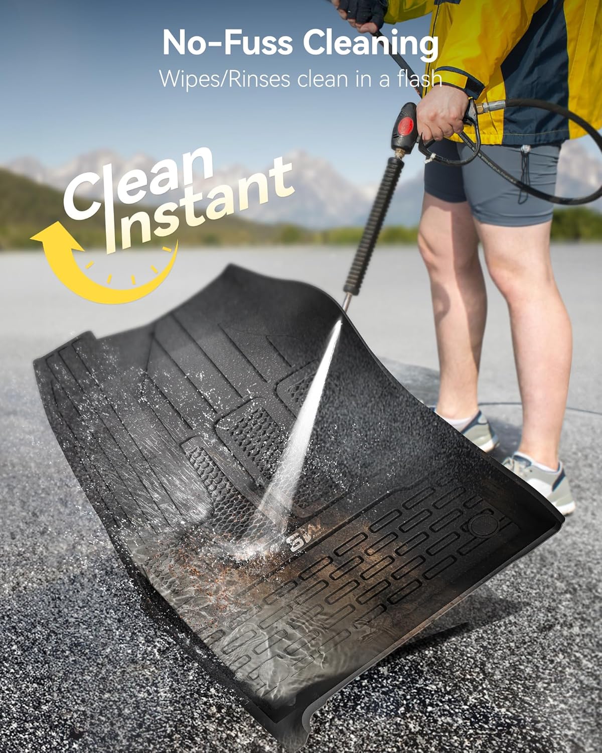 3W Floor Mats Fit for Jeep Grand Wagoneer/Grand Wagoneer L 2022 2023 2024 2025 7 seat(Not Fit for 8 seat), All-Weather TPE Custom Fit Wagonner Floor Liner for 1-3 Rows Full Set Car Mats