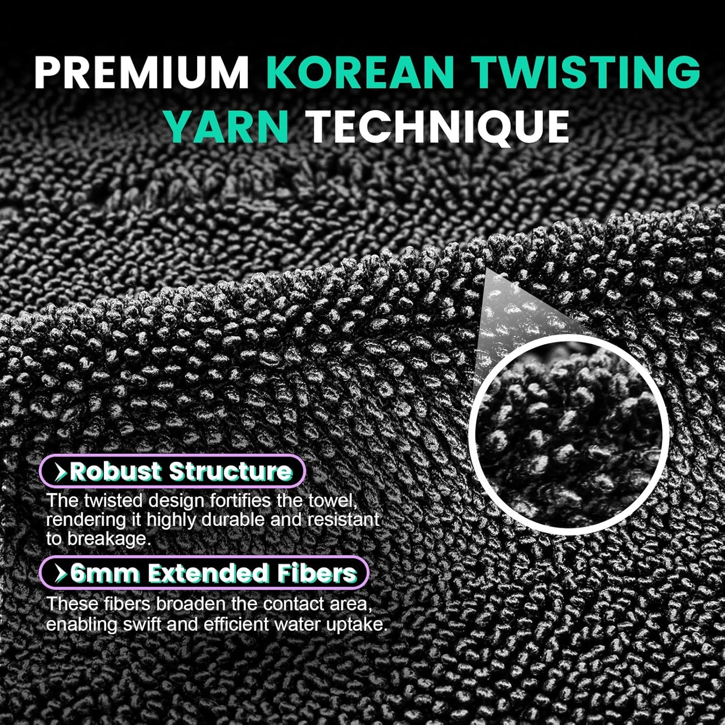 2 Pack Double-Sided Car Care Extra-Large, Ultra-Absorbant Microfiber Drying Towel for Cars and Trucks, Super Absorbent Car Drying Towel, 1300GSM, 35" x 24"