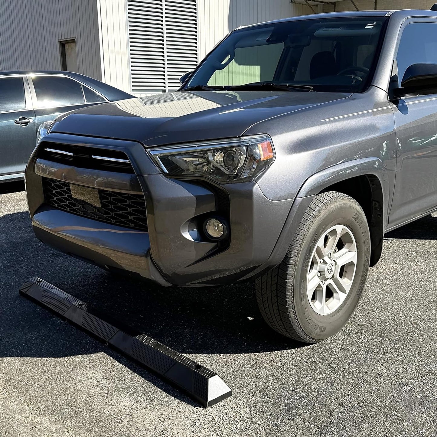 Imperial Standard Parking Wheel Stopper - Parking Stopper for Garage - Garage Parking Stops - Heavy Duty Car Stopper - Garage Parking Stopper - Rubber Parking Stop for Car Parking