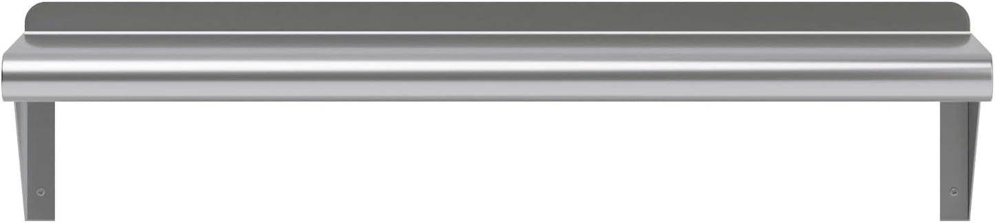 AmGood 30" Long X 8" Deep Stainless Steel Wall Shelf | NSF Certified | Appliance & Equipment Metal Shelving | Kitchen, Restaurant, Garage, Laundry, Utility Room