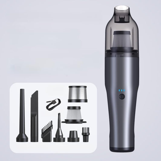 Wireless car-Mounted Vacuum Cleaner 13000PA Suction Handheld Vacuum USB Charging Cleaner Portable Vacuum Cleaner Hair Suction Device Cleaning for car interiors (Bronze-Colored brushless)