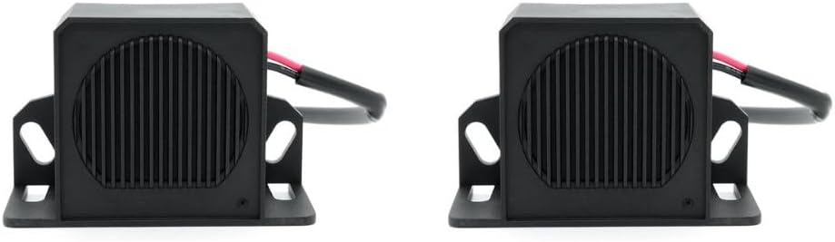 87dB~102dB beep Sound 12-24V Backup Alarm Reversing Alarm (12-24V 87~102dB 2 PCS)