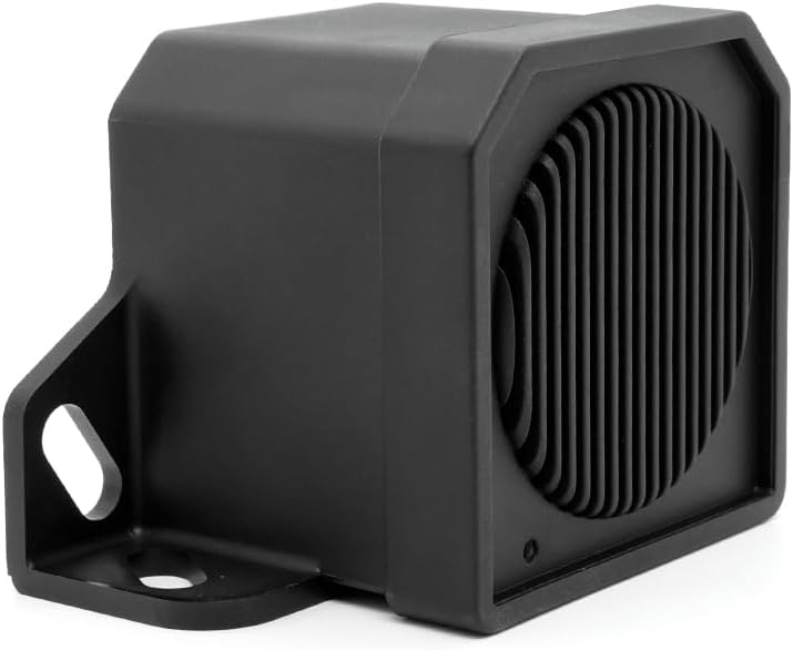 White Noise Reversing Alarm – Adjustable 85/90/95/100dB for Vehicle Safety