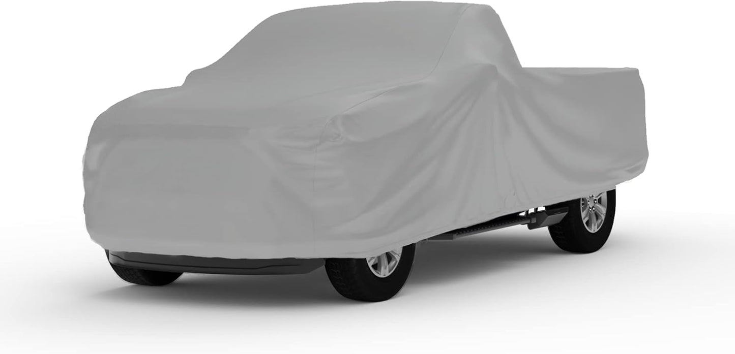 Car Covers Weatherproof Max Truck Cover & Warranty Compatible with Ford 1957-1983 F-100 Regular Cab, 8 with Camper Shell– Outdoor Cover, Prevents Theft with Cable Lock
