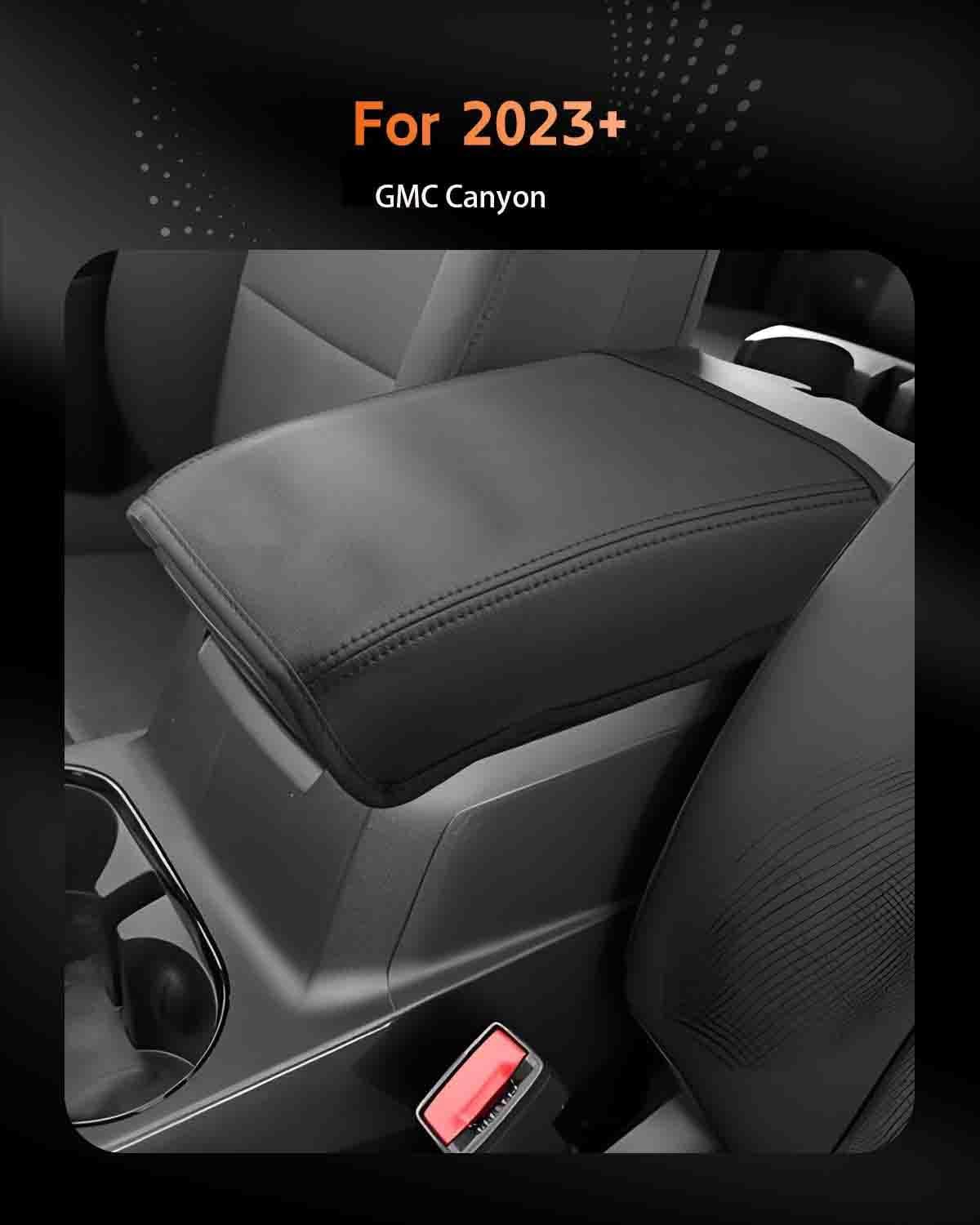 CDEFG for 2023-2025 GMC Canyon Center Console Cover Armrest Box Cover for Canyon (Elevation, AT4, Denali) 2023 2024 2025 Accessories Console Arm Rest Protector