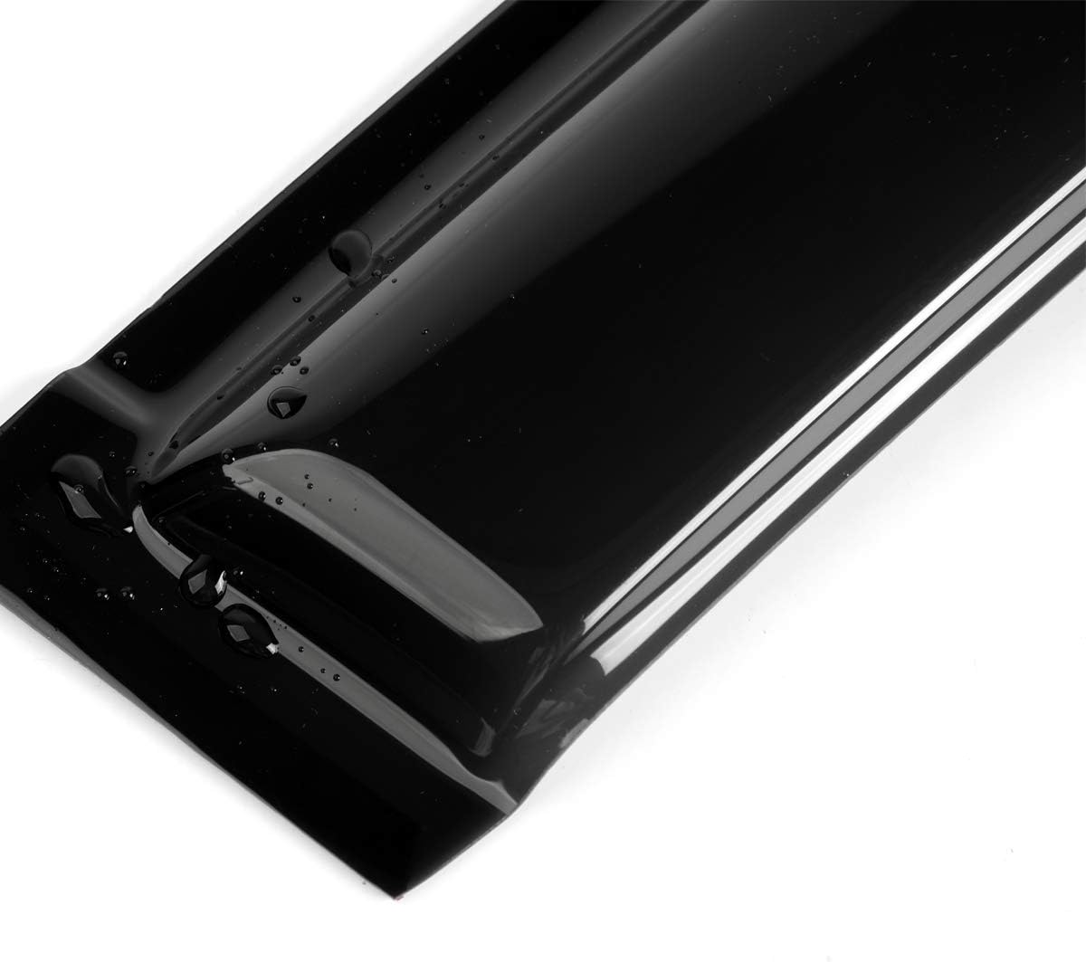 4pcs Outside Mount Style Window Rain Guards Durable Side Wind Deflectors Dark Smoke Nice Vent Window Visors Compatible with 2011-2019 Explorer