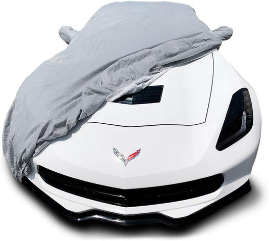 CarsCover Custom Fits C7 2014-2019 Chevy Corvette Stingray Z51 Z06 Grand Sport Custom Car Cover for 5 Layer Ultrashield