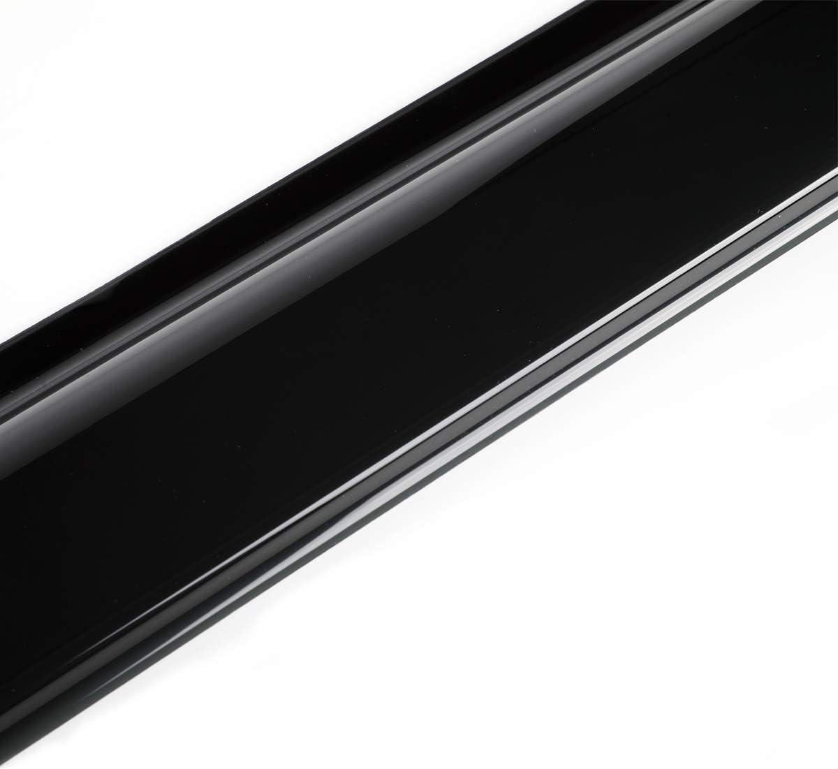 4pcs Original Shatterproof Outside Mount Style Sun Rain Guard Shields Side Window Wind Deflectors Dark Smoke Vent Window Visors for 1997-2017 Expedition / 1998-2017 Lincoln Navigator 94233