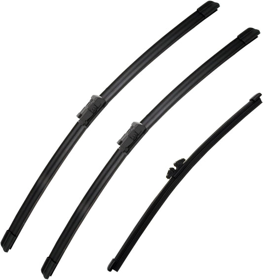 3 Wipers Set-26"+20" Front Windshield Wipers and 12" Rear Wiper Blade for 2018-2022 BMW X3,2019-2022 BMW X4 Factory Original Equipment Replacement (Pack of 3)‎