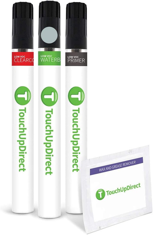 TouchUpDirect 8R5 Blue Mirage Metallic Compatible with Toyota Exact Match Touch Up Paint Brush - Preferred Kit