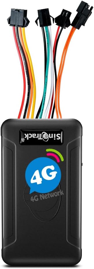 SinoTrack GPS Tracker Device for Vehicles – 4G Real-Time Tracking Location, Speed & Route Monitoring, Geo-Fence Alerts, No Tracking System Subscription – Works for Cars, Trucks & Fleets