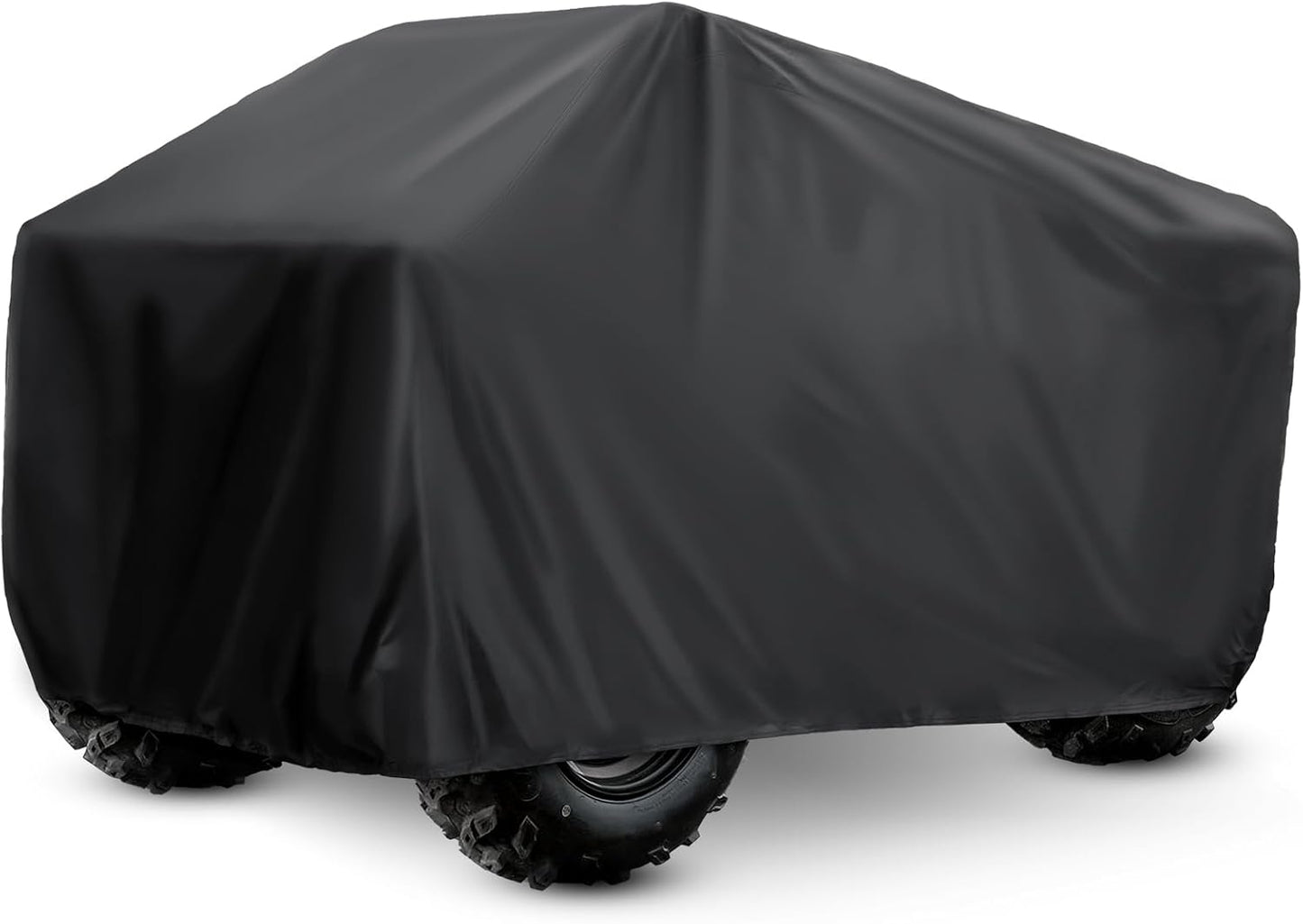 XYZCTEM Premium ATV Cover,210D Oxford Fabric Protection Against Water, UV, Wind. Quad Cover for Can-am,Suzuki,Kawasaki, Honda, Yamaha, Polaris,and More.4 Wheeler Accessories(Black,82 inch)