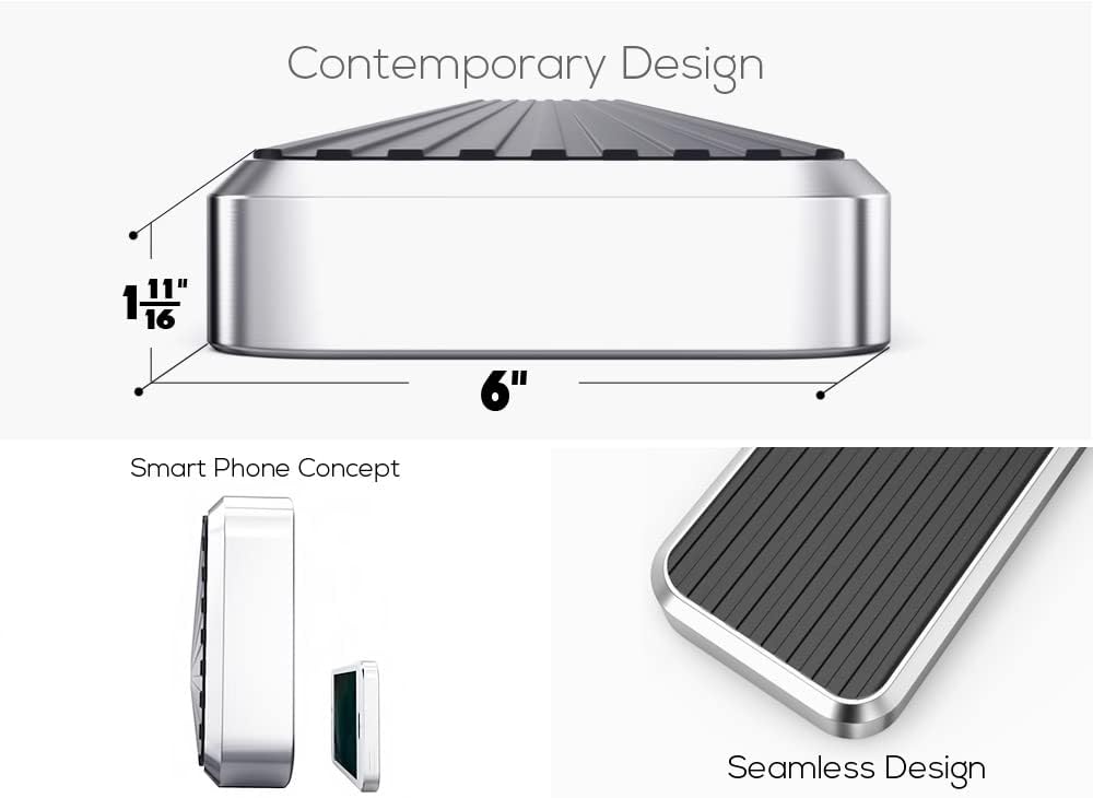 APS Running Boards 6 inches Compatible with Ford F150 2015-2025 Regular Cab & F-250 F-350 Super Duty 2017-2025 304 Stainless Steel (Nerf Bars Side Steps Side Bars)