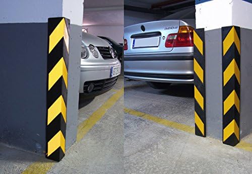 Electriduct Rubber Corner Guard 30" for Parking Columns and Garage Walls L-Shaped