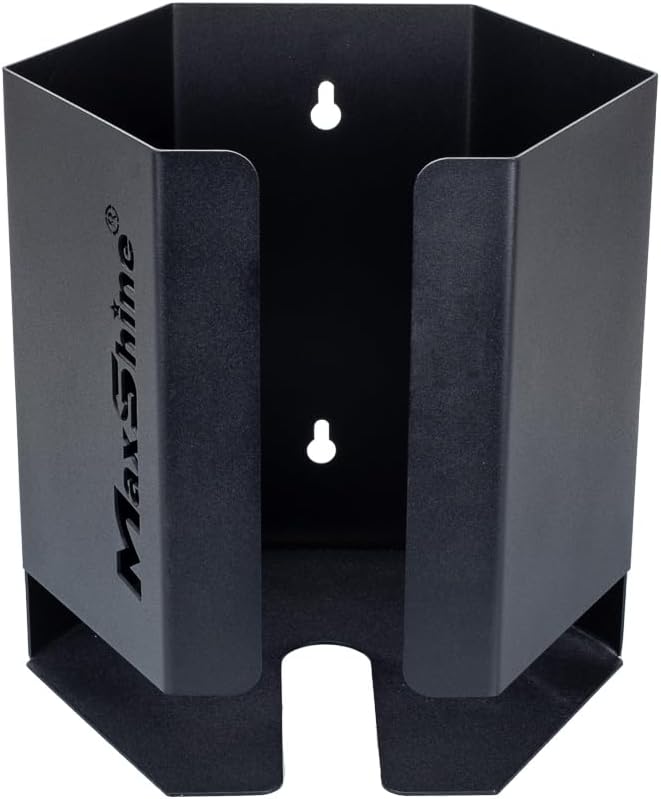 Maxshine 6" Universal Foam Pads Mini Holder – Wall-Mounted Organizer for 6+ Polishing Pads – Durable, Anti-Corrosive Storage for Garage or Mobile Use – Space-Saving Car Care Solution