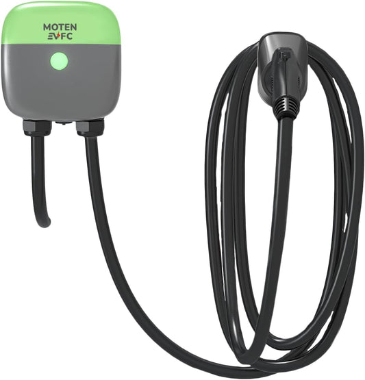 TAURUS-48S Level 2 EV Home Charger, 48A, 11.5 kW 25 FT Cable, FCC, ETL, Energy Star, Docking Holster, no Complicated Setup Required, Just Connect to Power and Start Charging, Hardwired