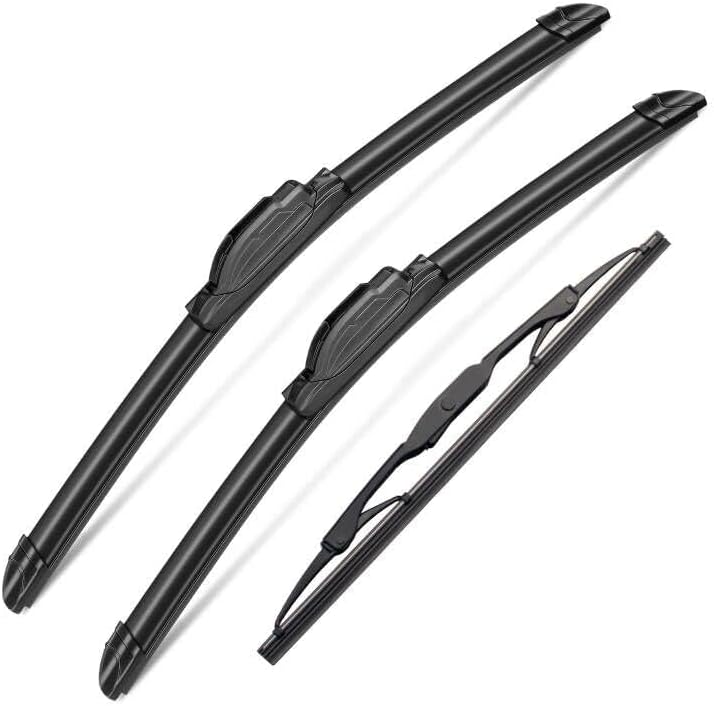 3Pcs Windshield Wipers for Dodge Grand Caravan 1996-2007,Chrysler Town & Country 1996-2007, Windshield Wiper Blades Original Equipment Replacement Front and Rear- 28"/28"/16" (Pack of 3) J- HOOK