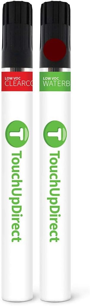 TouchUpDirect 3T0 Moulin Rouge/Ooh La La Rouge Metallic Compatible with Toyota Exact Match Touch Up Paint Brush - Essential Kit