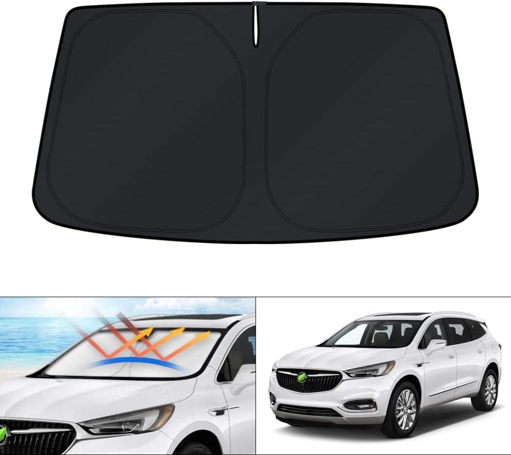 KUST Windshield Sun Shade for Buick Encore GX Accessories 2020-2025 2026 Sunshade Window Sun Visor Protector Foldable Blocks UV Rays Keep Your Car Cooler