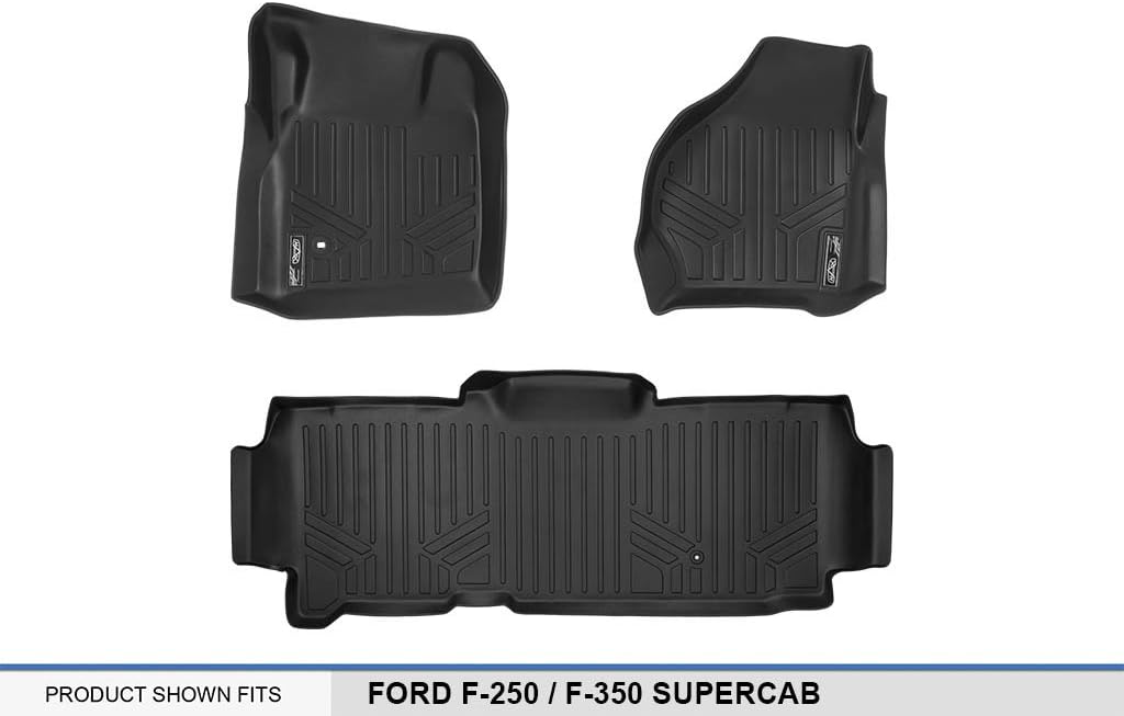 MAXLINER Custom Fit Floor Mats 2 Row Liner Set Compatible with -