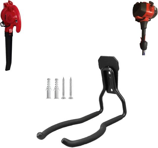 Weedeater Hanger - String Trimmer Hanger, Wall Mounted Power Tool Holder, Utility Hooks for Garage Tool Organizers and Storage (Black-1 P)