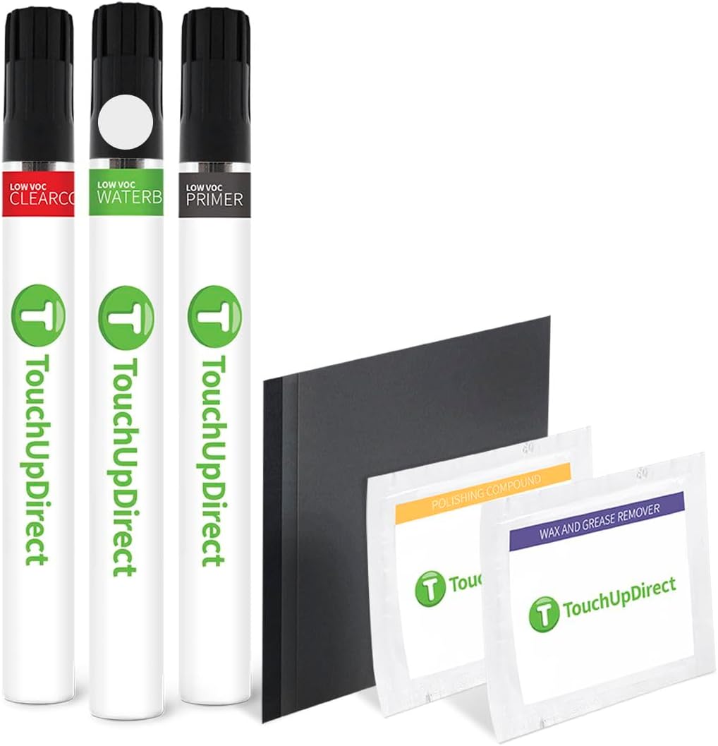 TouchUpDirect 1M4 Grayscale Compatible with Toyota Exact Match Touch Up Paint Brush - Platinum Kit
