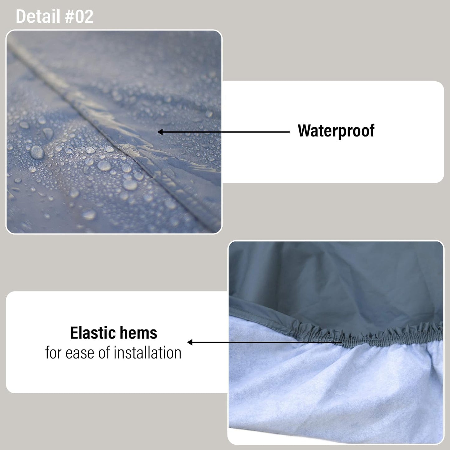 Supreme Full Car Cover – Pontiac Catalina 1966-1970 Coupe 2-Door Semi Custom Fit Waterproof Full Coverage All Weather Windproof Dust Proof Indoor Outdoor Automobile