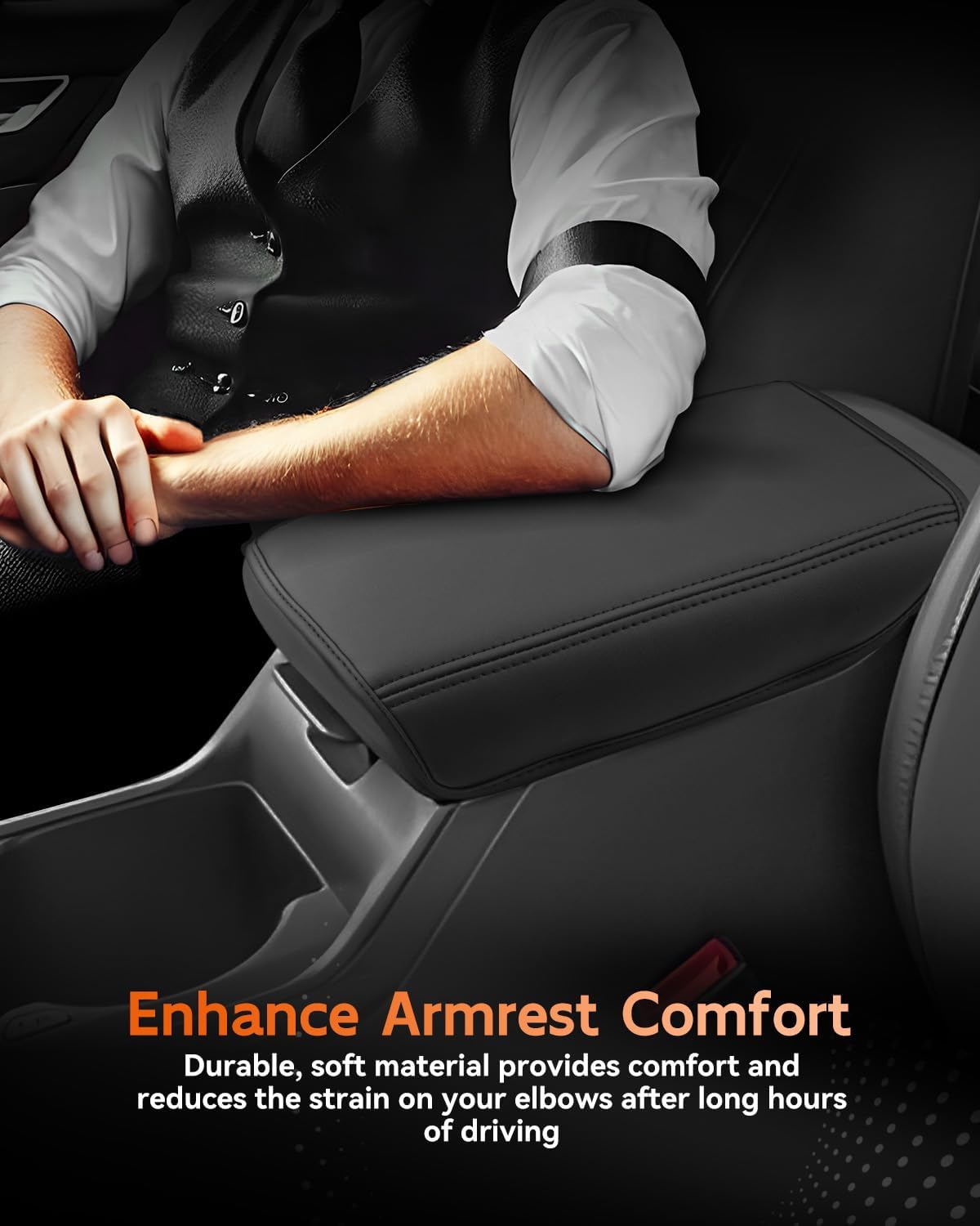 CDEFG for 2025 Kia K4 Center Console Cover Armrest Box Cover for K4 (LX, LXS, EX, GT-Line, GT-Line Turbo) 2025+ Accessories Console Arm Rest Protector