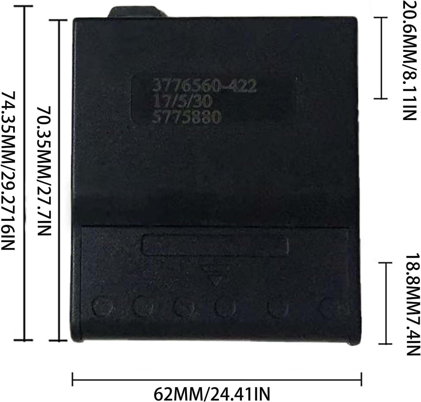 Pickup Truck Backup Radar System - Four 5.95m Sensors for Rear Installation, Compatible with Front Bumper Mounting - Enhance Safety & Visibility(Silver)