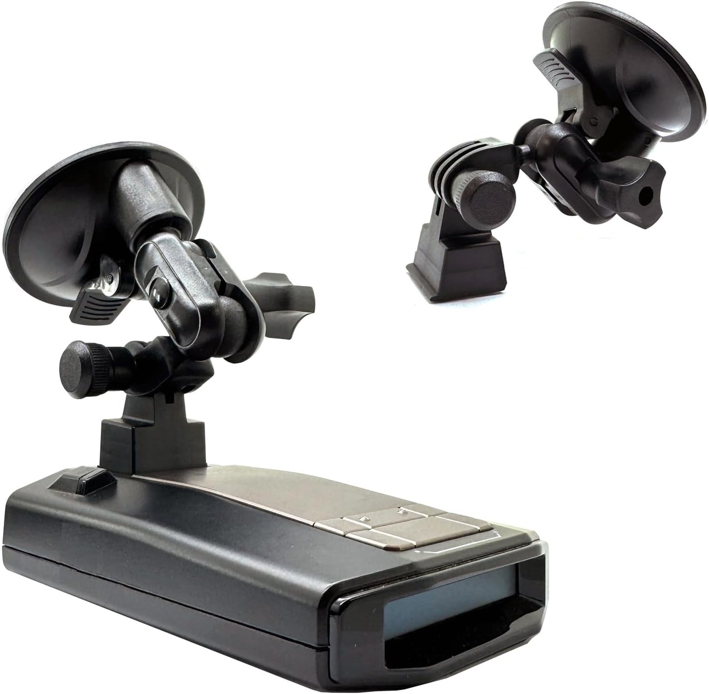 ChargerCity Replacement Windshield Suction Mount w/Magnetic Dock Cradle for RAD 700i Dual Pro 360 & Road Scout Radar Detectors (EZ Magnet Connection)