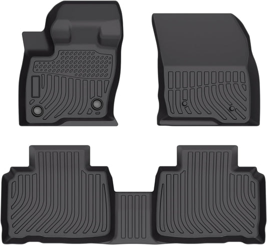 Cartist Custom Fit for Floor Mats Ford Edge 2015-2024 & Ford Edge ST 2019-2024 & Lincoln Nautilus 2019-2024 All Weather Floor Liner 1st & 2nd Row Carpet Protecttion 3D TPE Waterproof