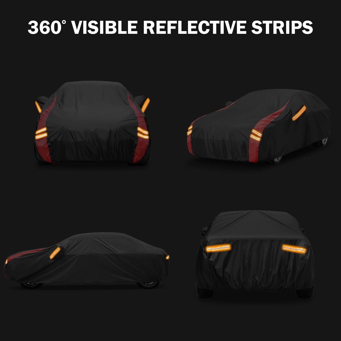 Car Cover Outdoor Automobiles Waterproof All Weater Truck Cover for Nissan Frontier, Ford F100 Ranger, Chevy C10 S10 etc, Regular Cab Short Box. Length: Up to 210 inches.