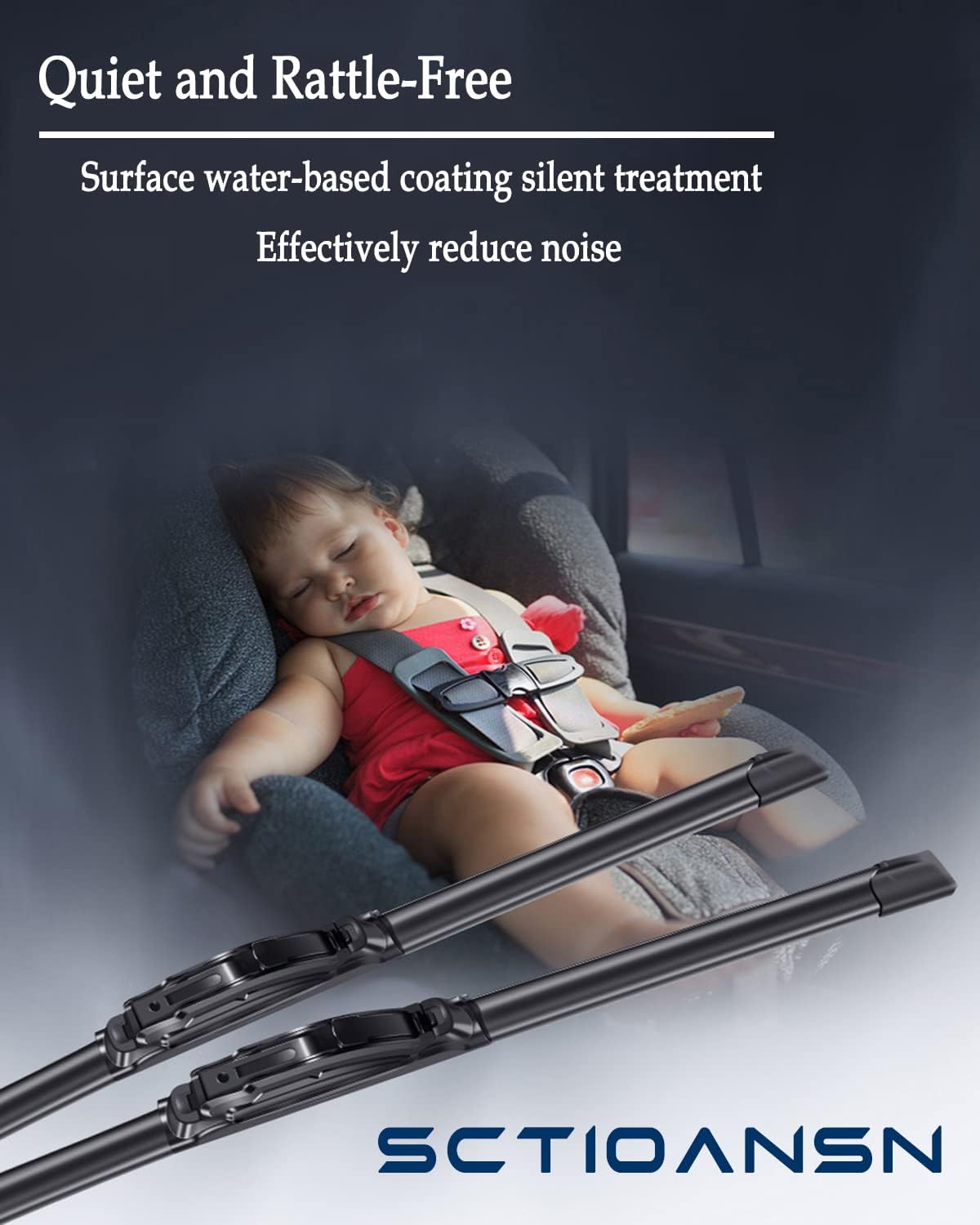 3 Wipers Set for Subaru Forester 2003 2004 2005 2006 2007 2008, Windshield Wiper Blades Original Equipment Replacement Front and Rear- 22"/19"/14B" (Pack of 3) J- HOOK